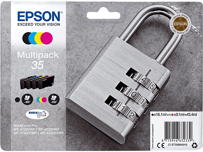 Epson 35 Ink Cartridge Multipack