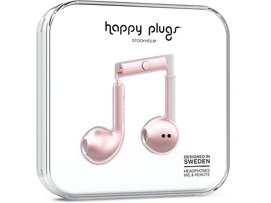 HAPPY PLUGS Earbud Plus Deluxe Edition Pink Gold