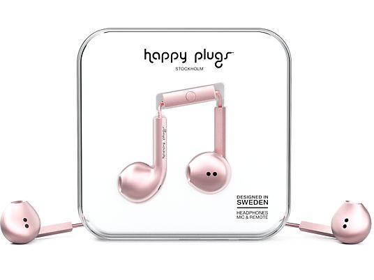 HAPPY PLUGS Earbud Plus Deluxe Edition Pink Gold