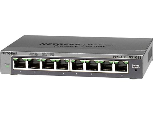 NETGEAR GS108E-300PES 8-PORT GB+ SWITCH - Switch (Grau)