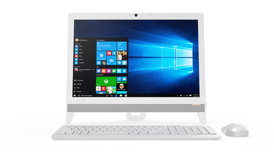 LENOVO Lenovo All In One 310 Intel Celeron J3455 1.5GHz-4GB DDR3 Ram-1TB HDD-19.5"-Win10-Beyaz F0CL006RTX
