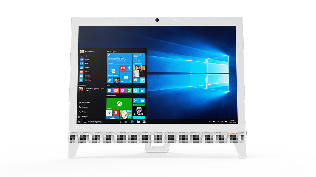LENOVO Lenovo All In One 310 Intel Celeron J3455 1.5GHz-4GB DDR3 Ram-1TB HDD-19.5"-Win10-Beyaz F0CL006RTX