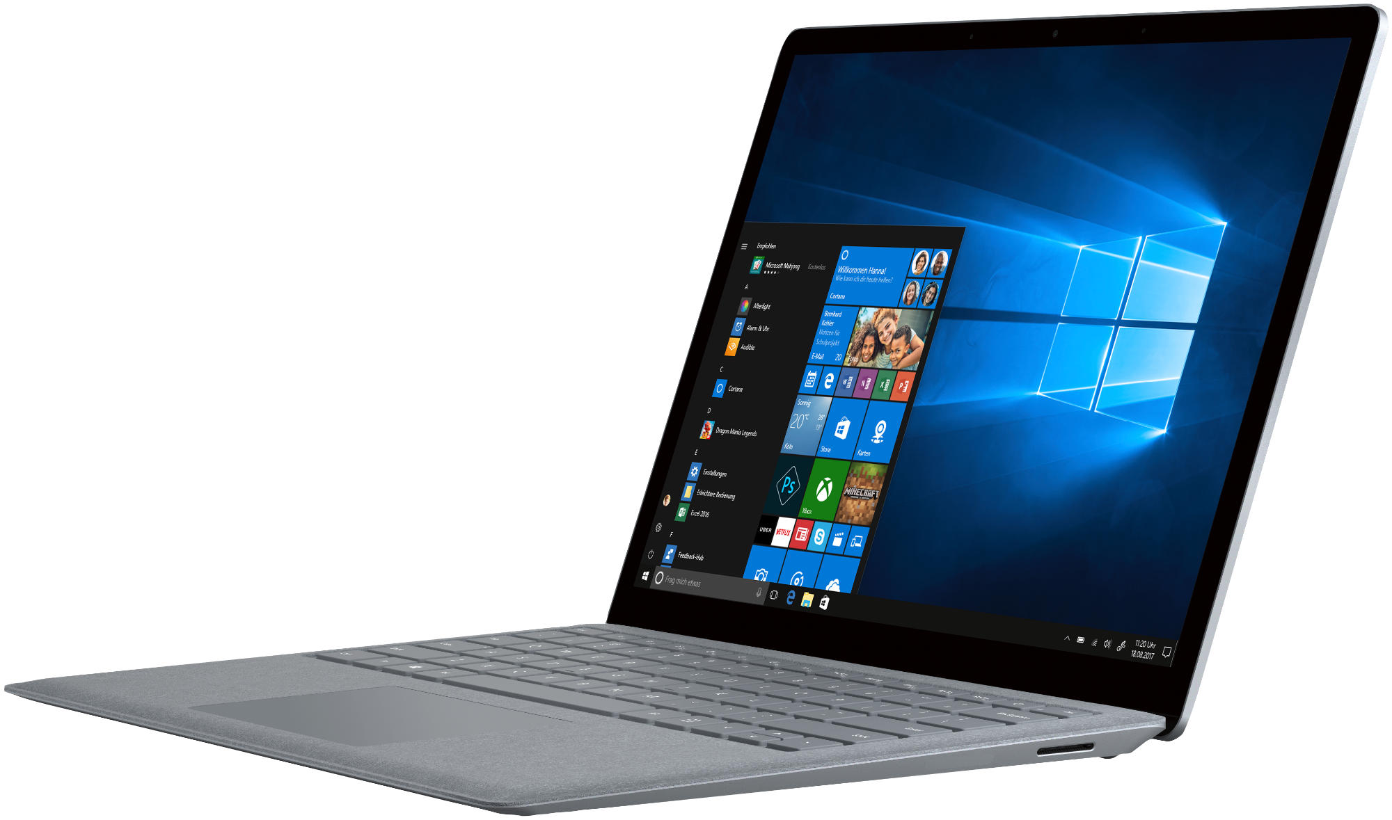 MICROSOFT Surface Laptop - 13,5 Zoll - Intel® Core™ i5 i5-7200U - 4 GB - 128 GB - Intel® HD 620 - Windows 10