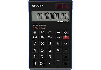 SHARP SHARP EL 144TBL - Calcolatrici tascabili - LCD - Nero - Calcolatrici tascabili