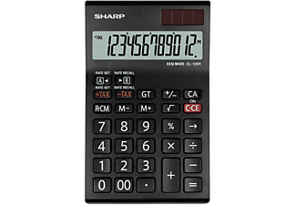 SHARP SHARP EL-128CWH - Calcolatrici tascabili - LCD - Nero - Calcolatrici tascabili