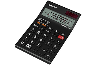 SHARP SHARP EL-128SWH - Calcolatrici tascabili - LCD - Nero - Calcolatrici tascabili