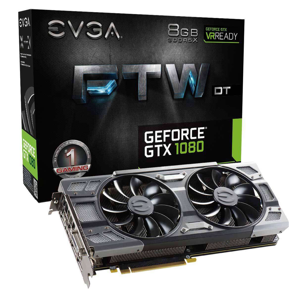 EVGA GeForce® GTX 1080 FTW DT Gaming ACX 3.0 8GB (08G-P4-6284-KR) (NVIDIA, Grafikkarte)