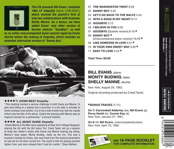 Bill Evans - Empathy  - (CD)