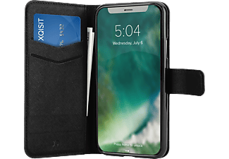 Gorgelen academisch salade XQISIT Wallet Case Viskan Apple iPhone X Zwart kopen? | MediaMarkt