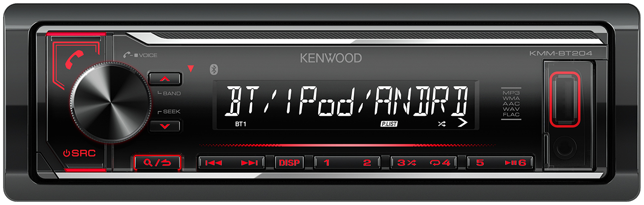 KENWOOD KMM-BT204 Autoradio 1 DIN, 50 Watt