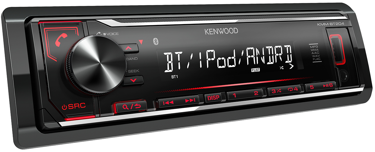 KENWOOD KMM-BT204 Autoradio 1 DIN, 50 Watt
