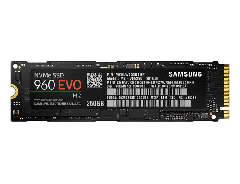 SAMSUNG 250G 960EVO NVMeM.2 MZ-V6E250BW (BILSSMEVO9602501 )