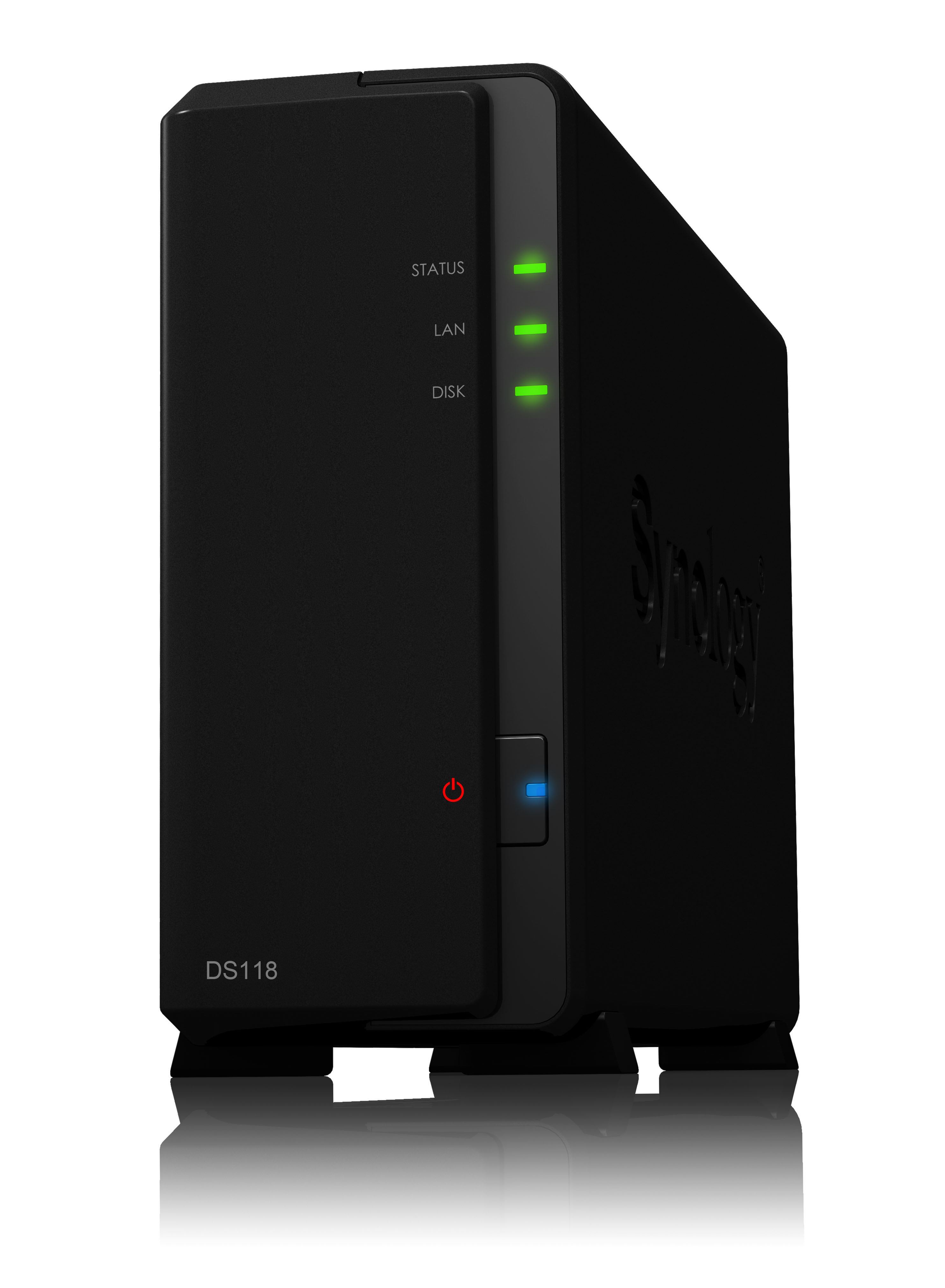 SYNOLOGY DiskStation DS118 NAS 3,5 Zoll Anzahl Festplattenschächte: 1 Schwarz}