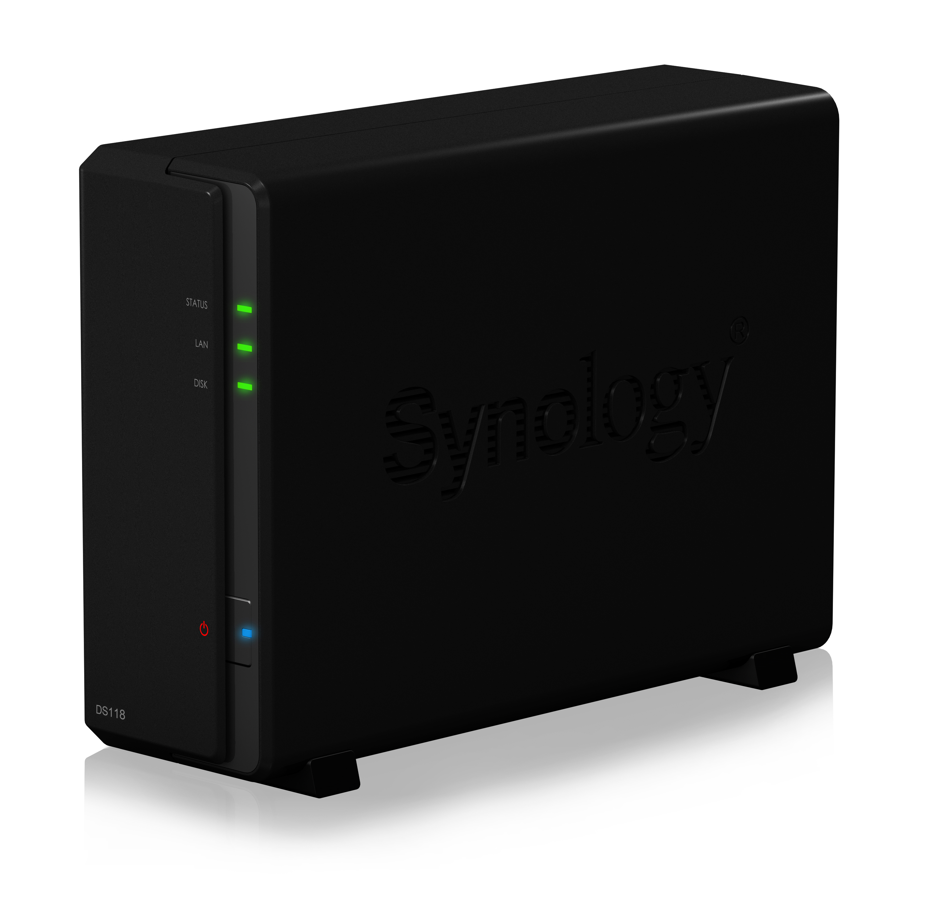 SYNOLOGY DiskStation DS118 NAS 3,5 Zoll Anzahl Festplattenschächte: 1 Schwarz}
