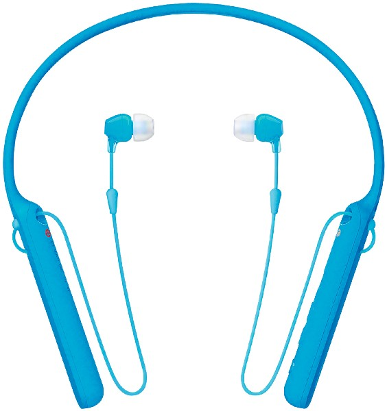 Auriculares inalámbricos - Sony WIC400L, Bluetooth, Azul