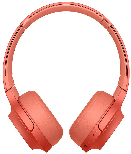 Auriculares inalámbricos - Sony WHH800R, Bluetooth, NFC, Rojo