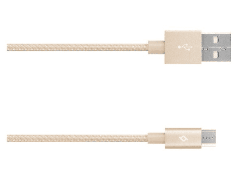 TTEC AlumiCable 1.2 m 2DK11A Altın Micro USB Şarj Kablosu_1