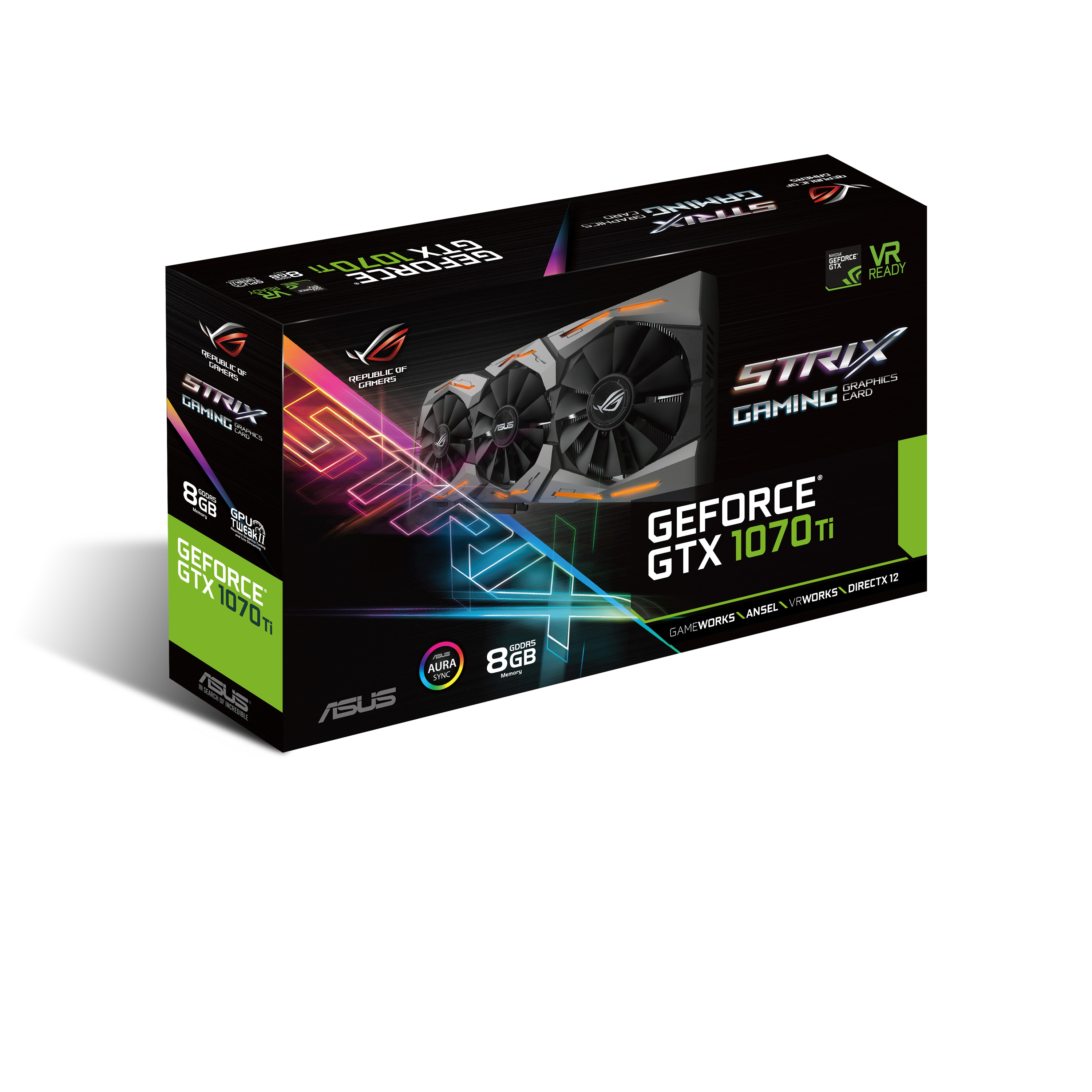 ASUS GeForce® GTX 1070Ti ROG Strix 8GB Gaming (NVIDIA, Grafikkarte)