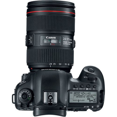 CANON EOS 5D Mark IV EF 24-105 F4 L IS Fotoğraf Makinesi Siyah