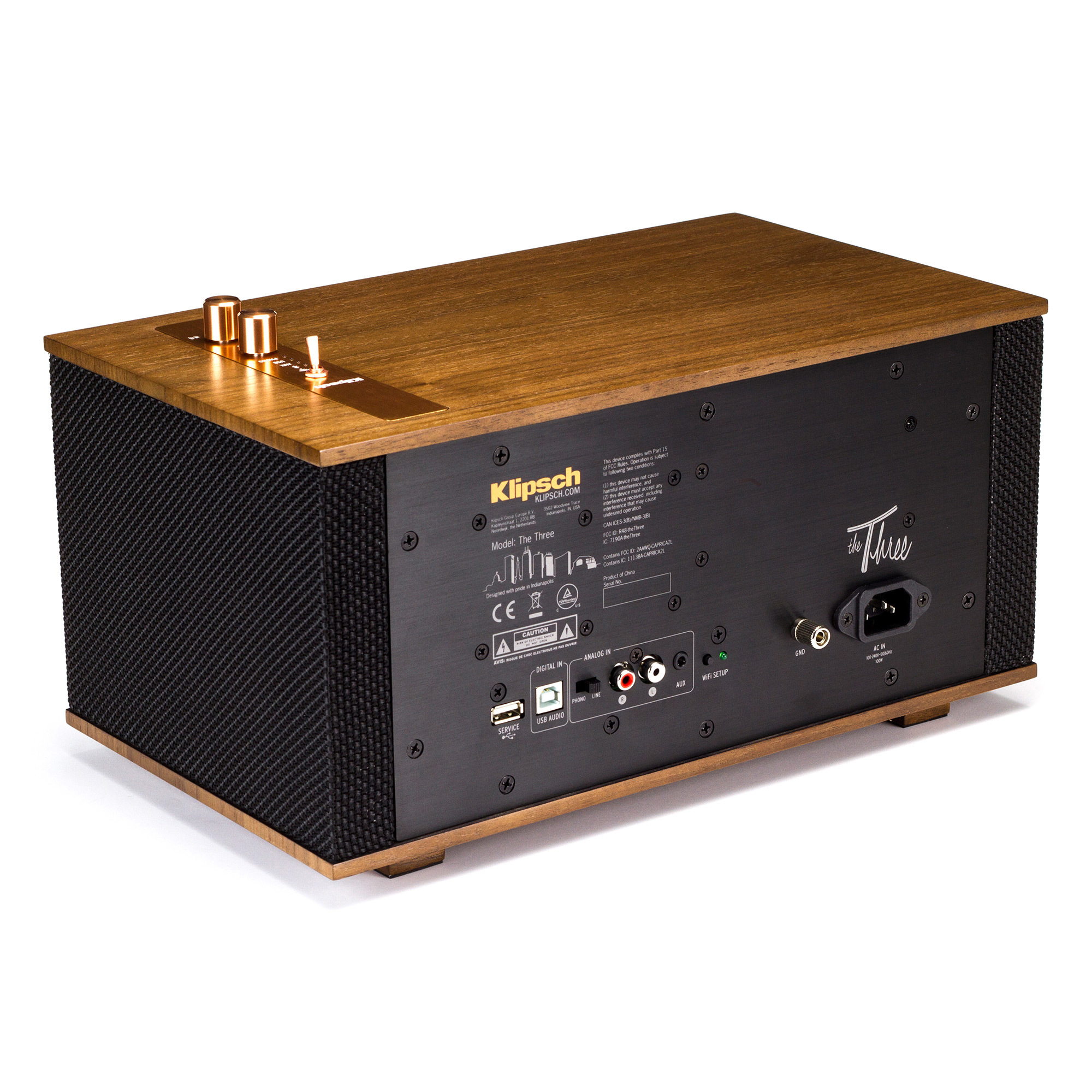 KLIPSCH The Three Multi-Room Lautsprecher, Walnuss