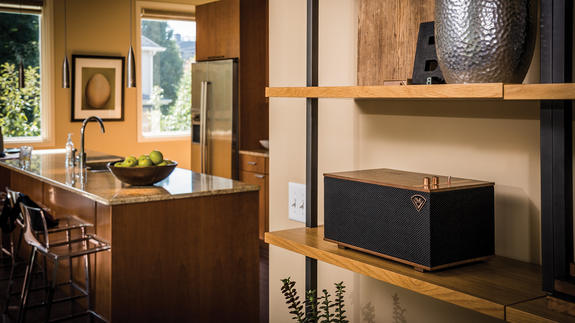 KLIPSCH The Three Multi-Room Lautsprecher, Walnuss
