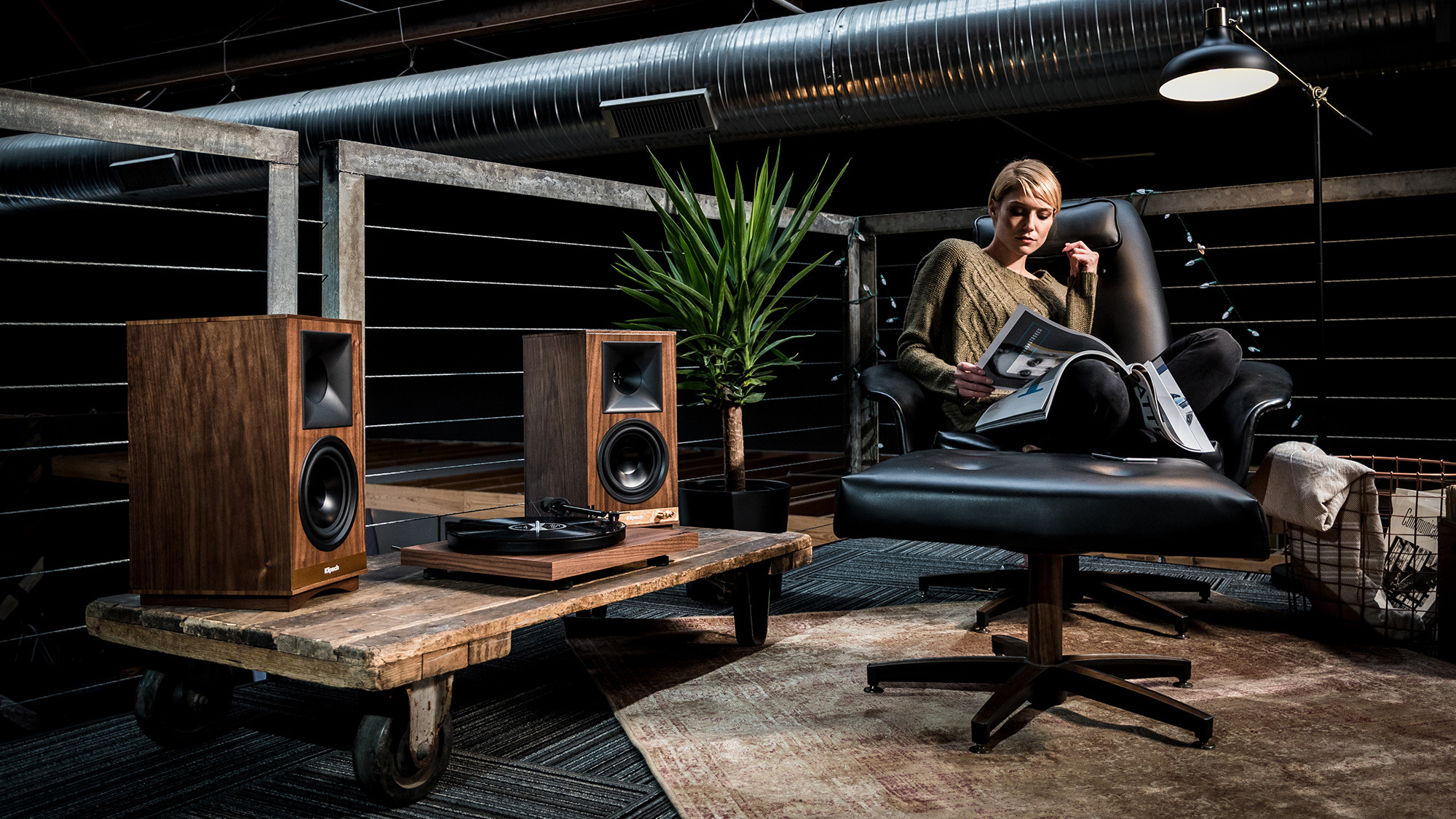 KLIPSCH The Sixes Bluetooth Lautsprecher, Walnuss