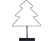 EMOS ZY1961 Karácsonyi fenyőfa dekoráció 3×AA, melegfehér időzítővel