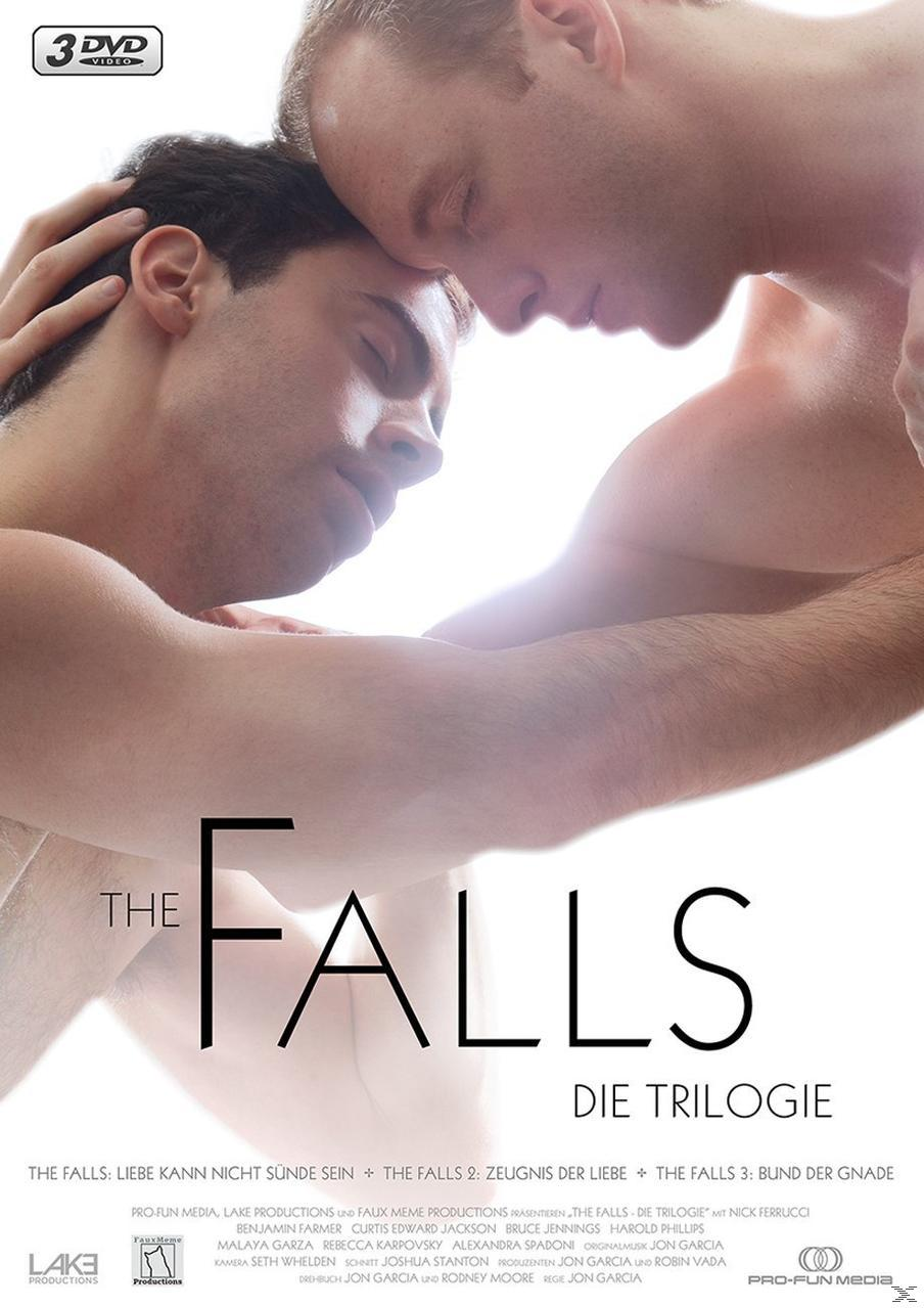 Zwei Männer umarmen sich auf einem DVD-Cover, mit Text im Vordergrund.