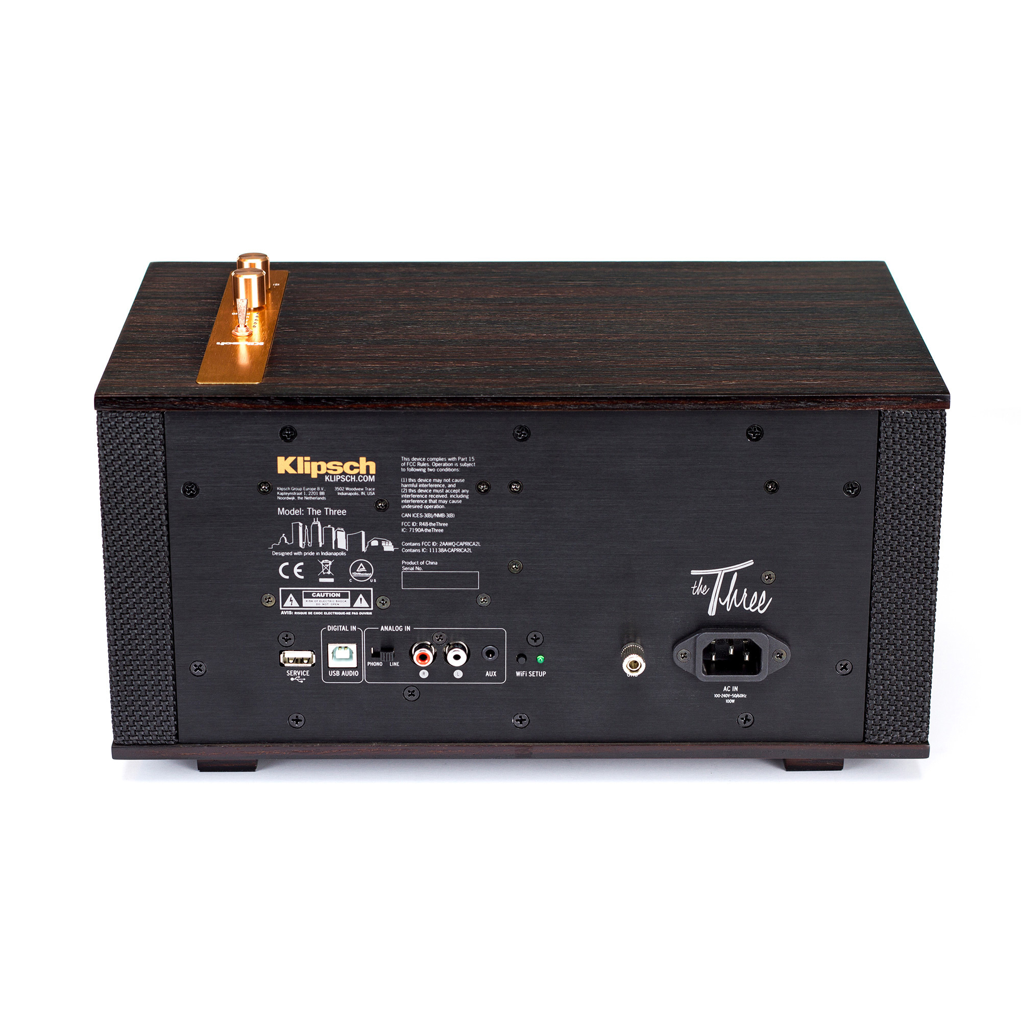 KLIPSCH The three Ebony Multi-Room Speaker, Ebenholz