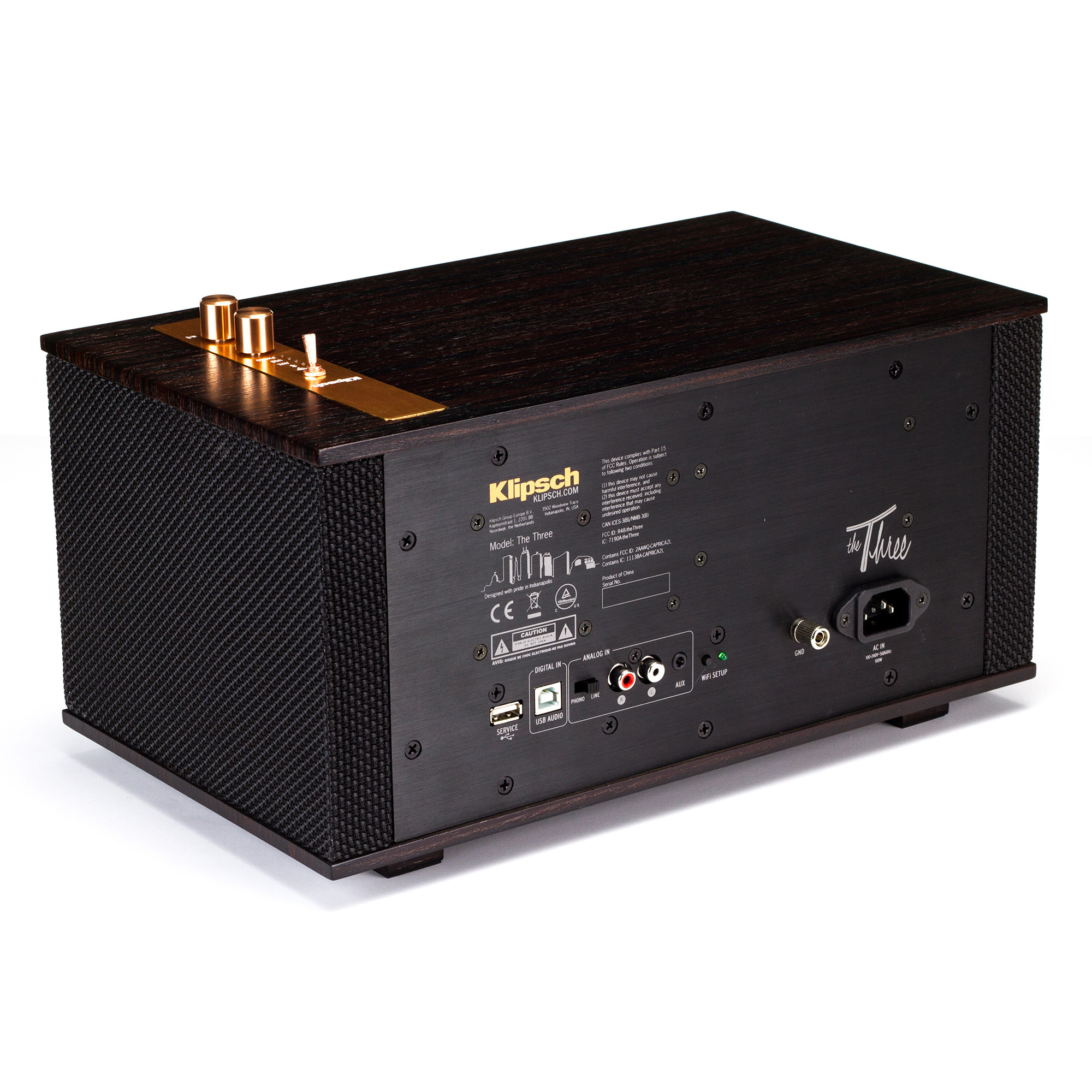 KLIPSCH The three Ebony Multi-Room Speaker, Ebenholz