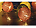 EMOS ZY1964 Cérnagömb fényfüzér ősz 2×AA, melegfehér időzítővel