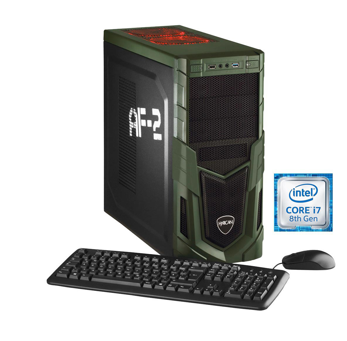 HYRICAN MILITARY GAMING 5681 - Intel® Core™ i7 i7-8700K - 16 GB - 240 GB - NVIDIA GeForce® GTX 1070 Ti - Windows 10