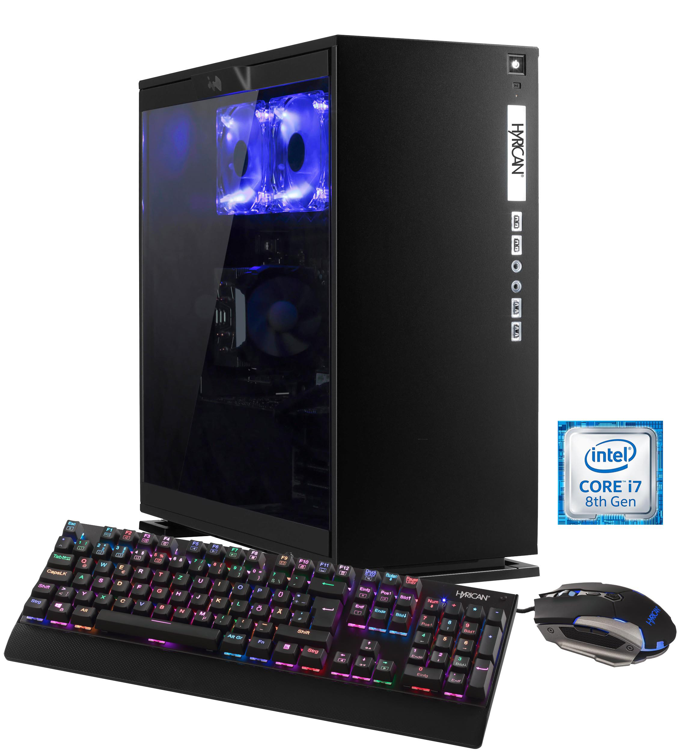 HYRICAN ELEGANCE-X 5700 - Intel® Core™ i7 i7-8700K - 32 GB - 500 GB - NVIDIA GeForce® GTX 1080 Ti - Windows 10