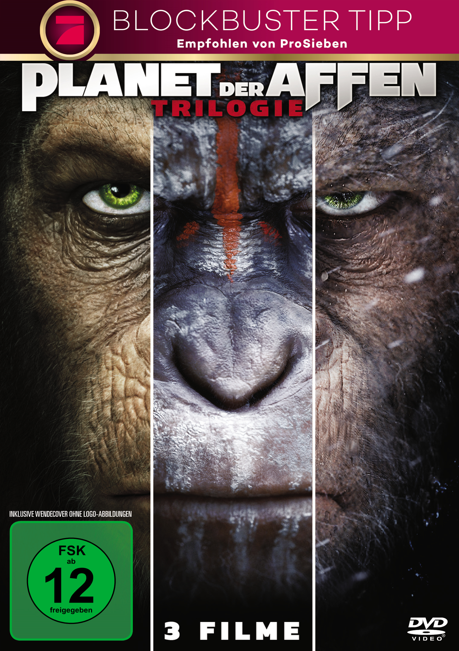 Planet der Affen: DVD Trilogie