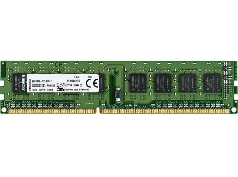 KINGSTON RAM-geheugen 4 GB DDR3L (KVR16LN11/4)