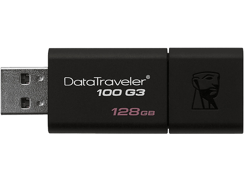KINGSTON USB-stick DataTraveler 100 G3 128 GB Zwart (DT100G3/128GB)