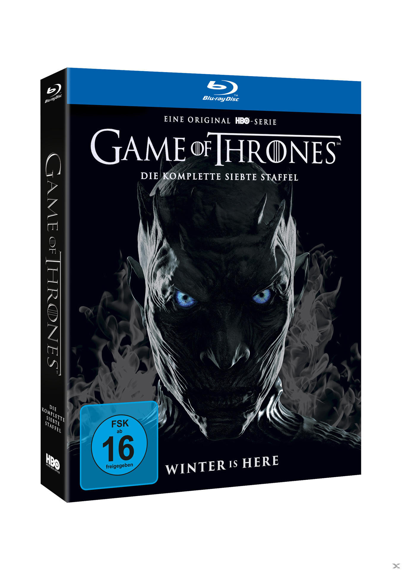Game of Thrones DVD-Box-Set. Das Cover zeigt ein Gesicht des Nachtkönigs.