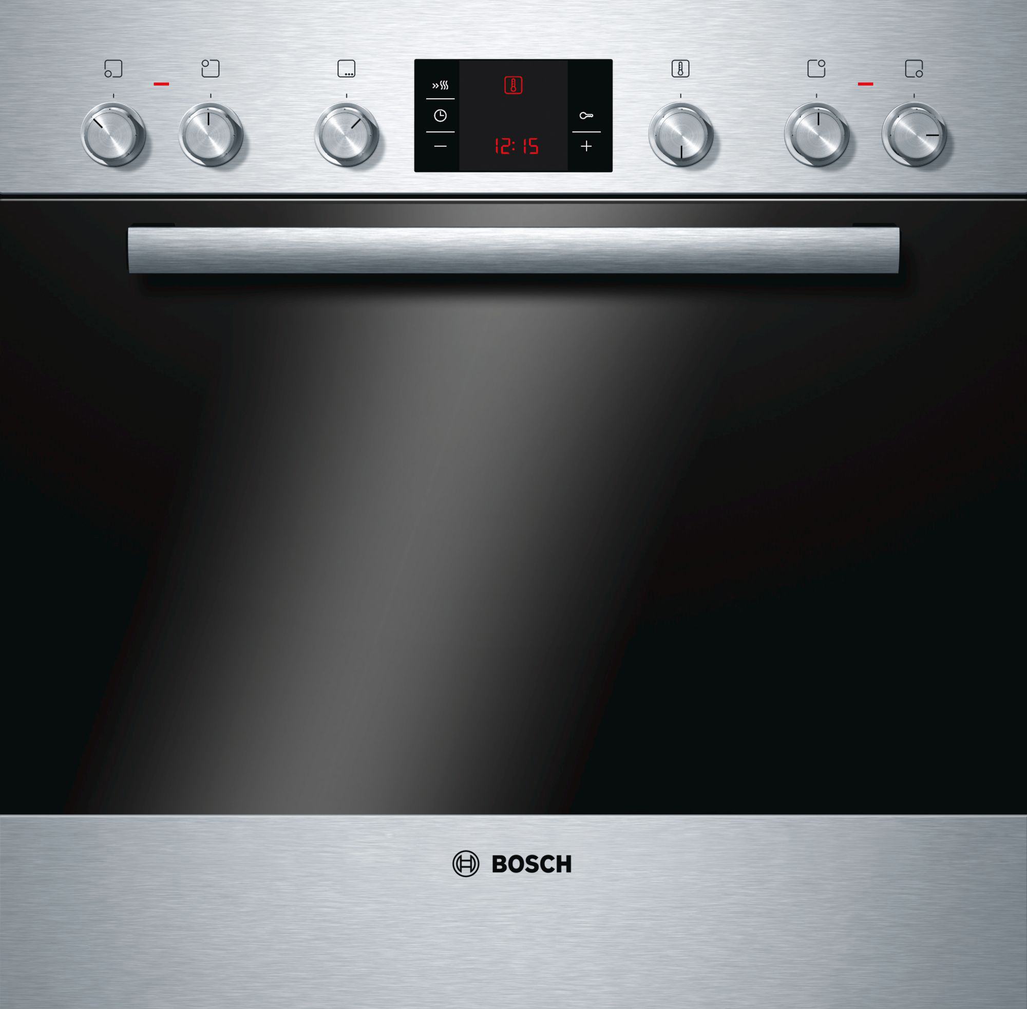 BOSCH HND25BI50 (HEA23B155+NUE645CB2E) Serie 6 (Backofen), Serie 4 (Kochfeld), Einbauherdset (Induktionskochfeld, A, 66 l)
