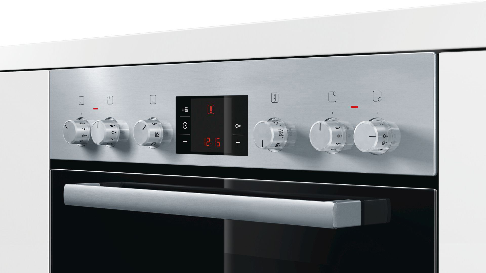 BOSCH HND25BI50 (HEA23B155+NUE645CB2E) Serie 6 (Backofen), Serie 4 (Kochfeld), Einbauherdset (Induktionskochfeld, A, 66 l)
