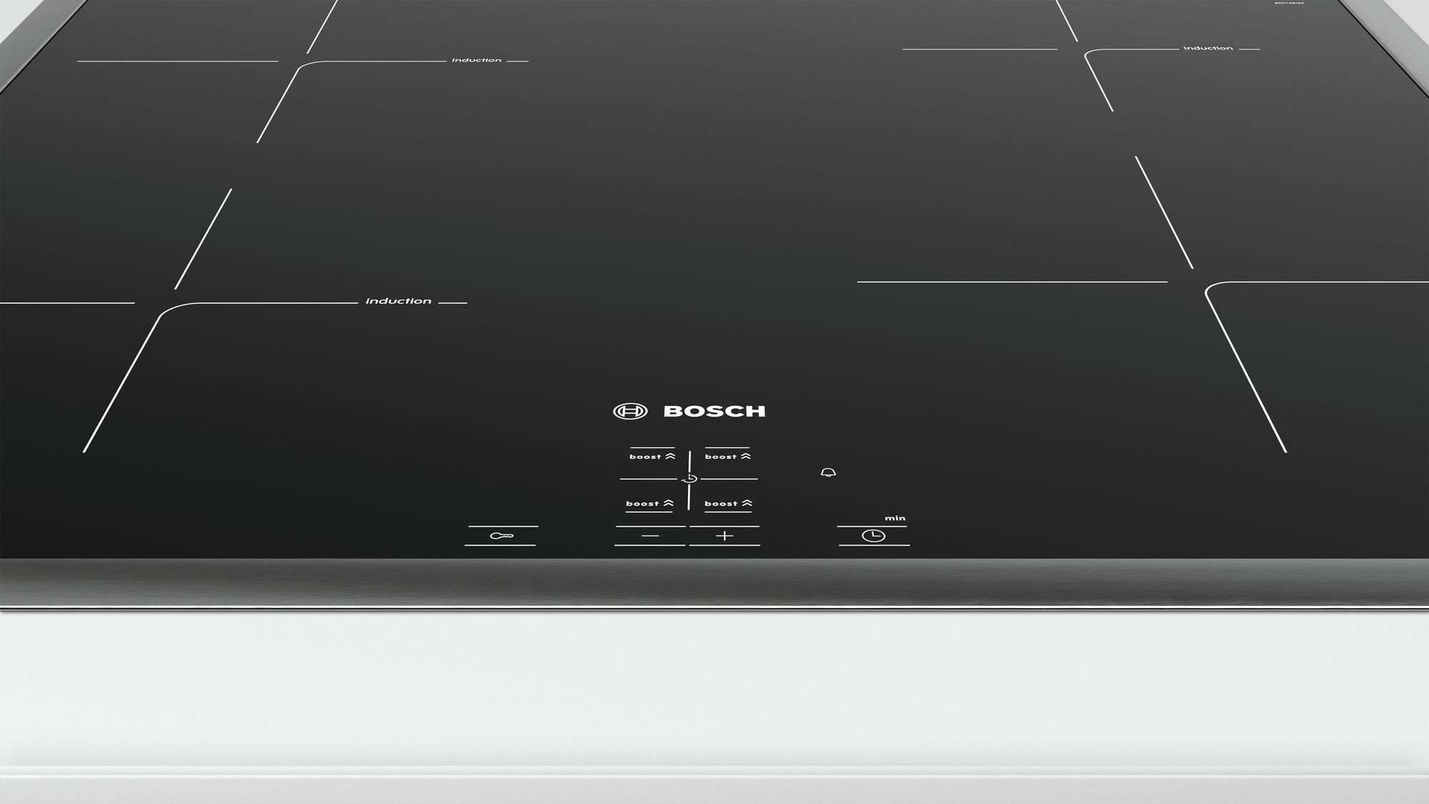 BOSCH HND25BI50 (HEA23B155+NUE645CB2E) Serie 6 (Backofen), Serie 4 (Kochfeld), Einbauherdset (Induktionskochfeld, A, 66 l)