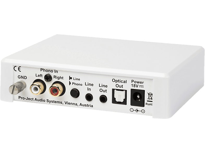 Pro-Ject Phono Vorverstärker Optical Box E, weiß — Foto 2 von 2