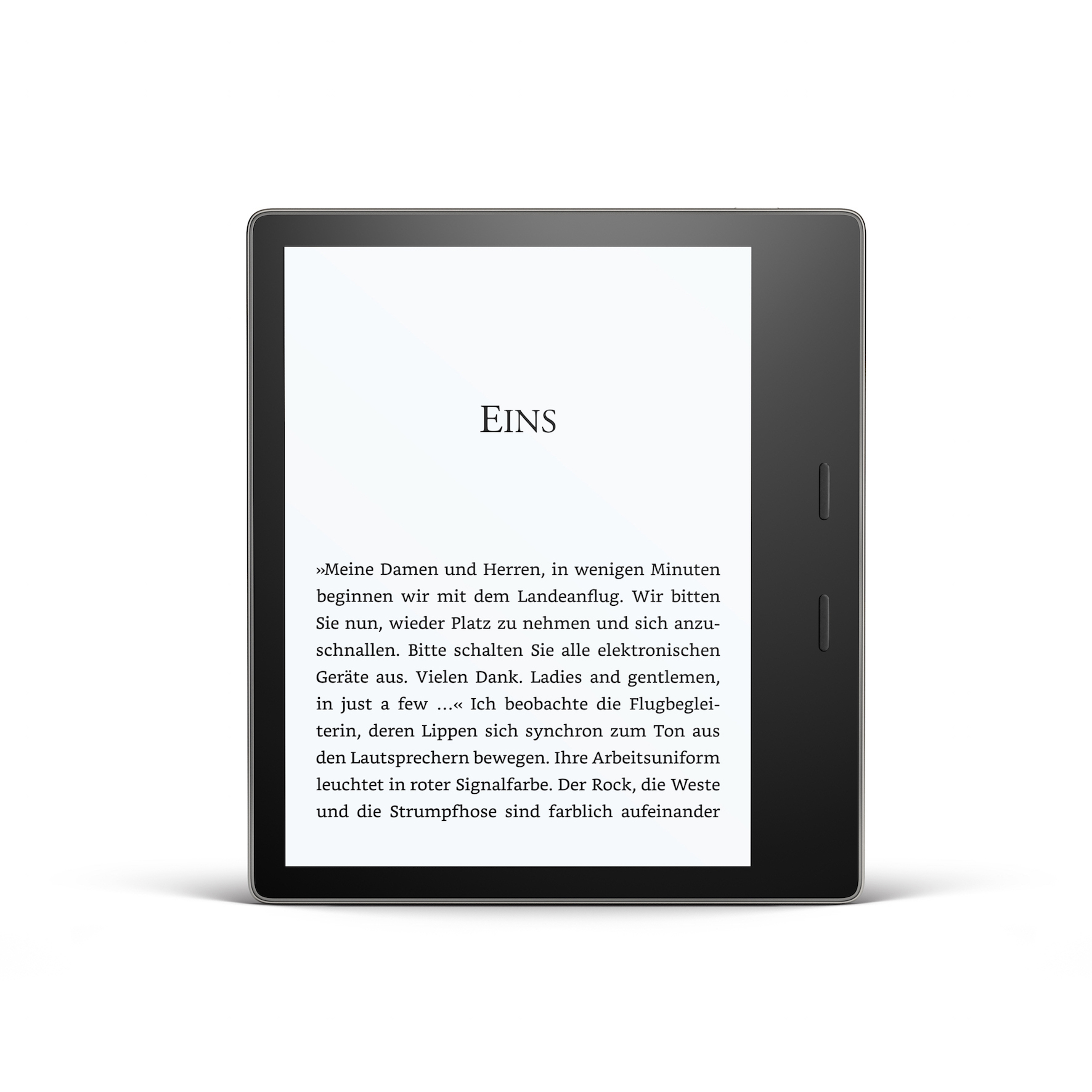 KINDLE New Oasis  8 GB WLAN E-Book Reader Silber/Schwarz