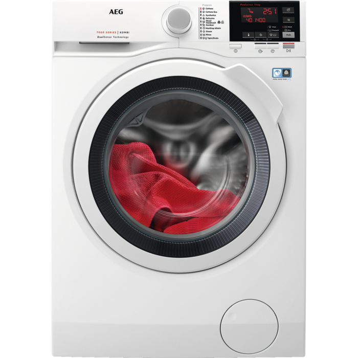 AEG L7WBG47W Mosó-szárítógép, 7/4 kg, 1400 f/p., gőzprogram, ökoinverter motor