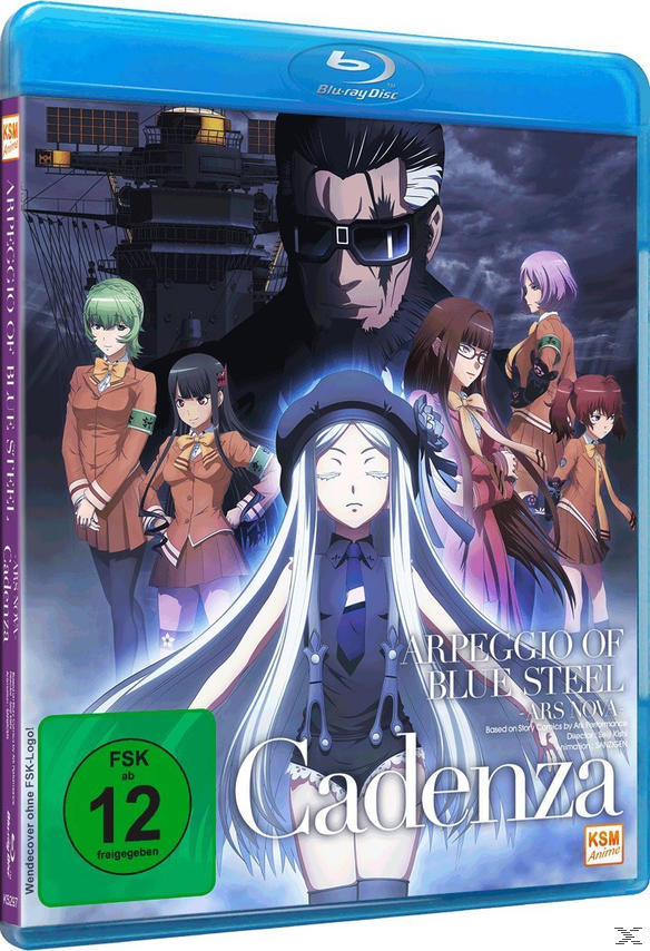 Anime DVD-Hülle: 'Arpeggio of Blue Steel - Cadenza', mehrere Charaktere.