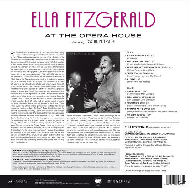 Ella Fitzgerald - At The Opera House  - (Vinyl)