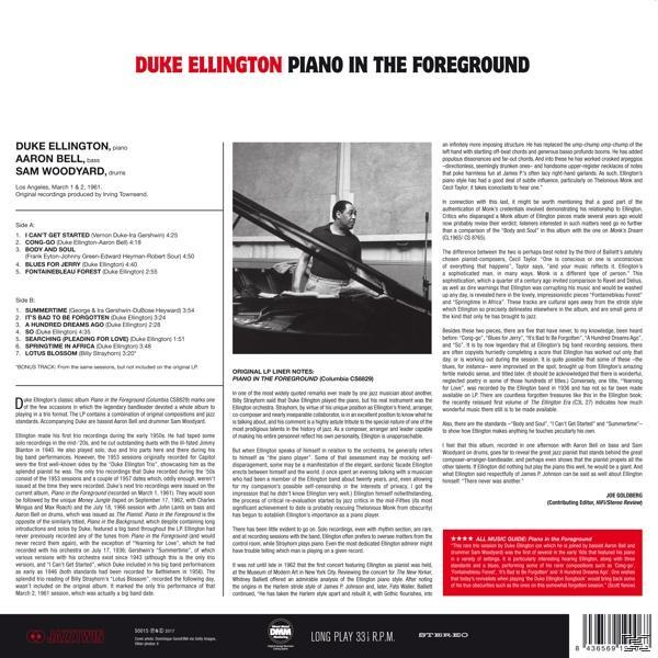 Duke Ellington - Piano in the Foreground  - (Vinyl)