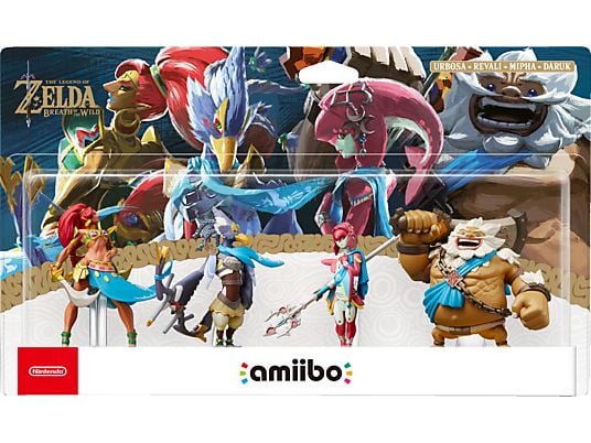 NINTENDO amiibo Urbosa+Revali+Mipha+Daruk (The Legend of Zelda Collection) Figure de jeu