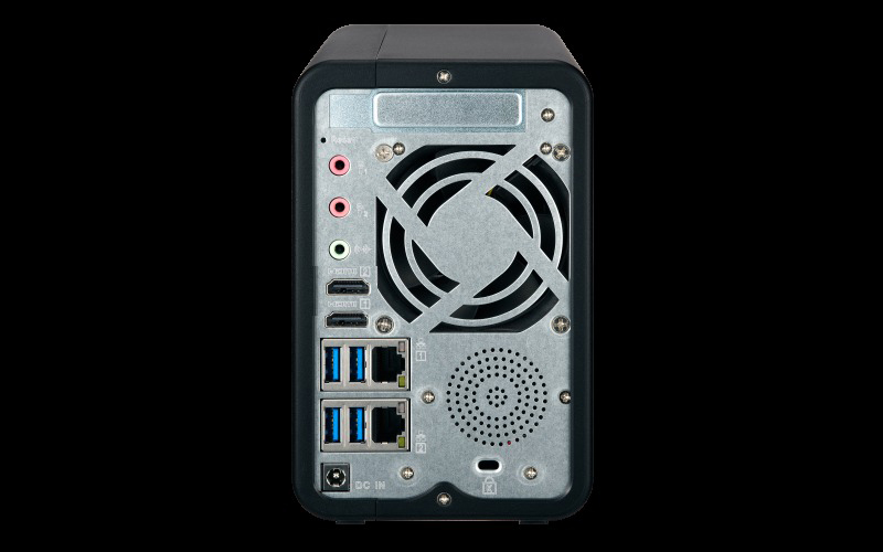 QNAP TS-253B-4G NAS Anzahl Festplattenschächte: 2 Schwarz}