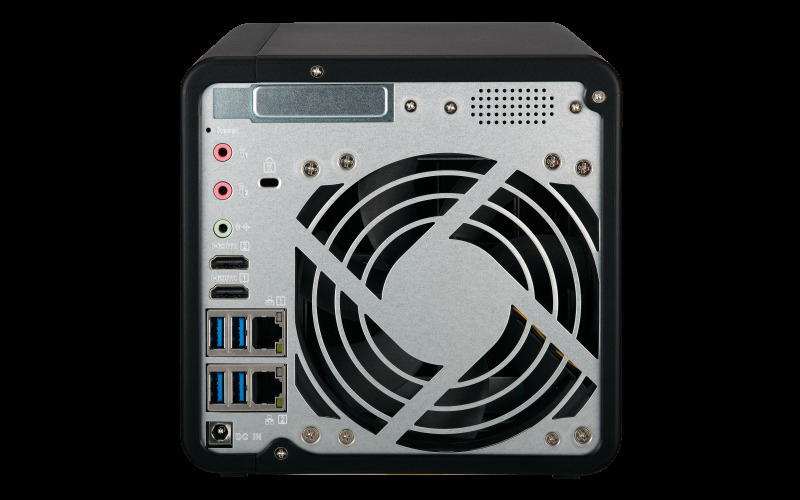 QNAP TS-453B-4G NAS Anzahl Festplattenschächte: 4 Schwarz}