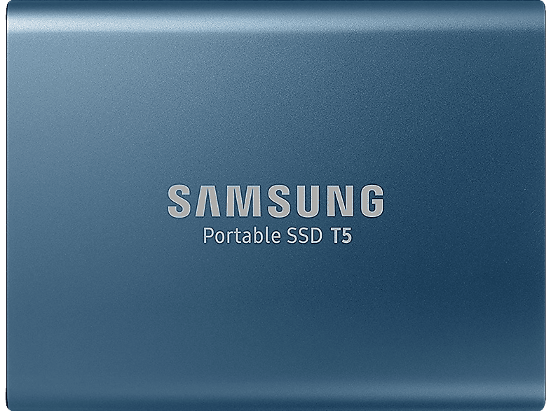 Festplatte, SSD GB SSD, Zoll, 2,5 250 Blau T5 Portable extern, SAMSUNG